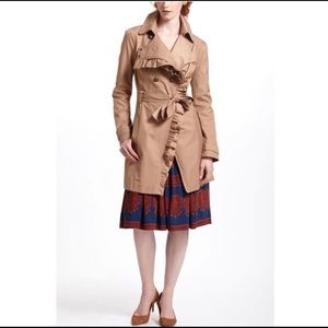 Anthropologie Elevenses Trench Coat